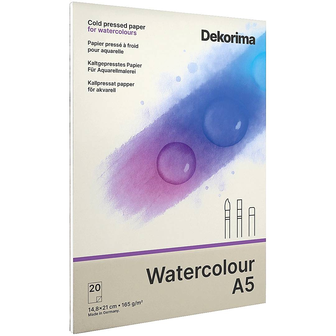 Dekorima Watercolour Pad 165g A5
