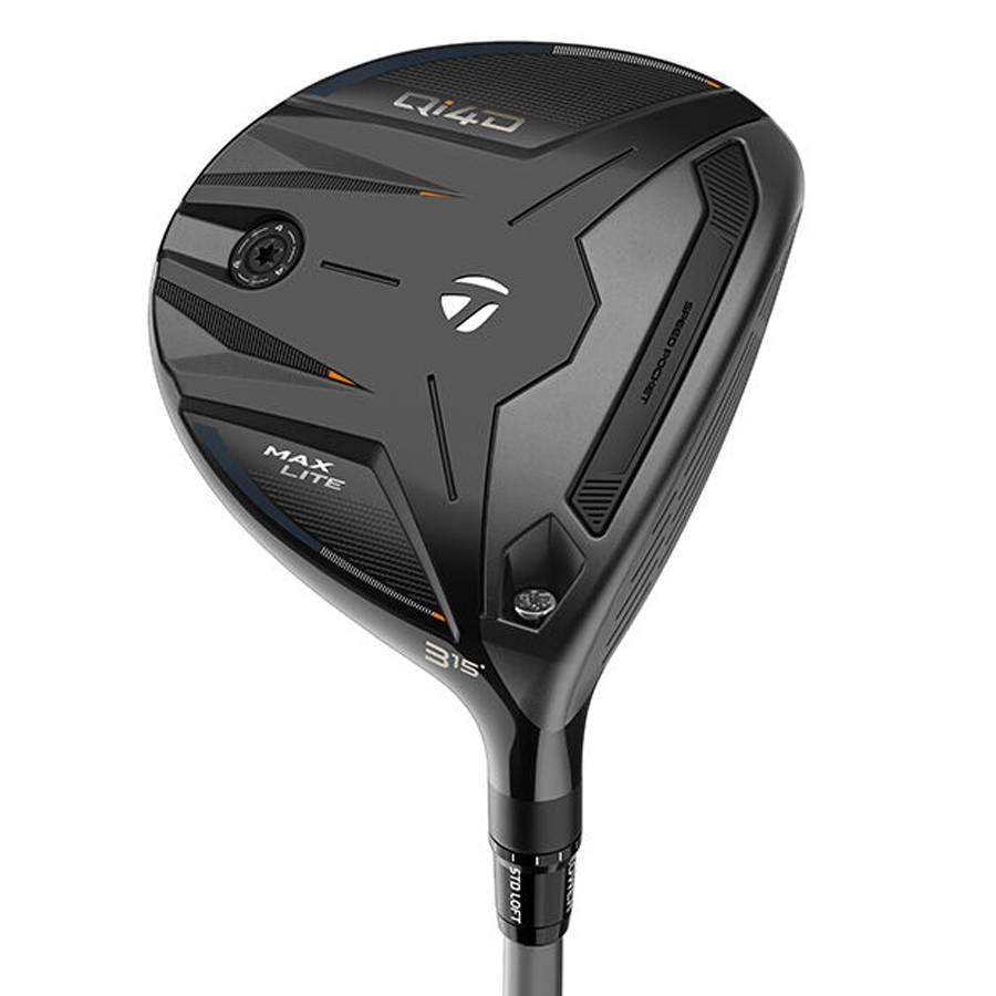 Venstrehånds TaylorMade Qi4D Max Lite Fairway-kølle 5 wood 18 graders loft Regular flex