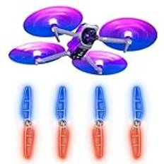 STARTRC Air 3S propeller LED-propeller för DJI Air 3S/Air 3 tyst snabbkopplingspropeller med uppladdningsbara LED-nattflygblad för DJI Air 3-seriens tillbehör (4 stycken)