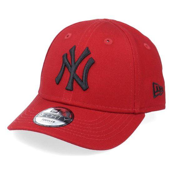New Era - MLB Röd adjustable Keps - Kids New York Yankees Toddler League Esstnial 9FORTY Red/Black Adjustable @ Hatstore