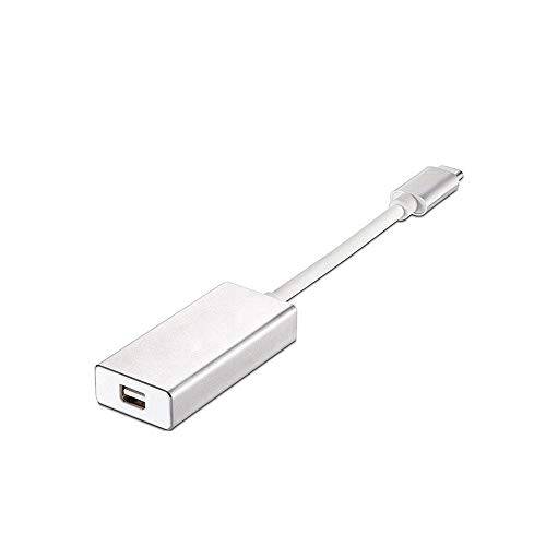 Erduo USB-C till Mini DisplayPort-adapter USB 3.1 typ C (Thunderbolt 3) till Mini DP-adapter 4K för MacBook Pro till LED-biografskärm – splitter