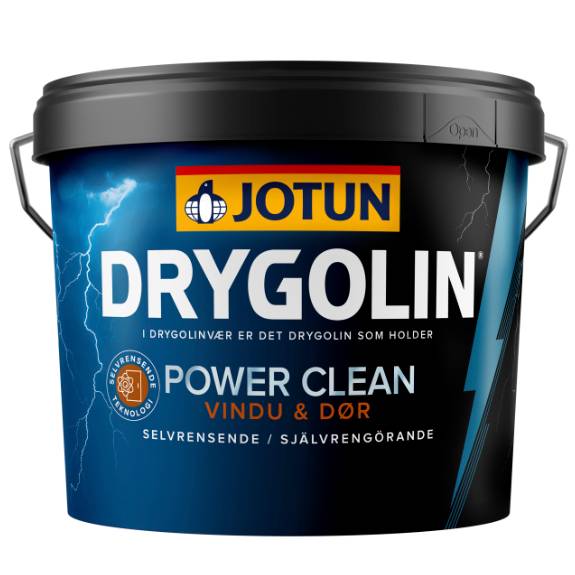 Jotun Drygolin Power Clean Vindue & Dør 2.7 ltr. Silkemat 15.