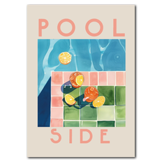 Pool Side Plakat 35x50 cm (B3) / Ingen ramme