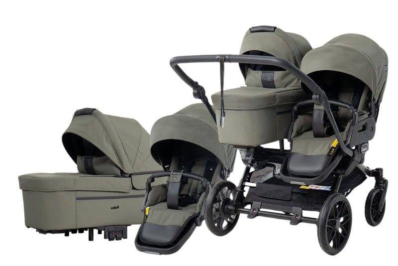 Emmaljunga Double Sento tvillingvagn Flat+ 2027