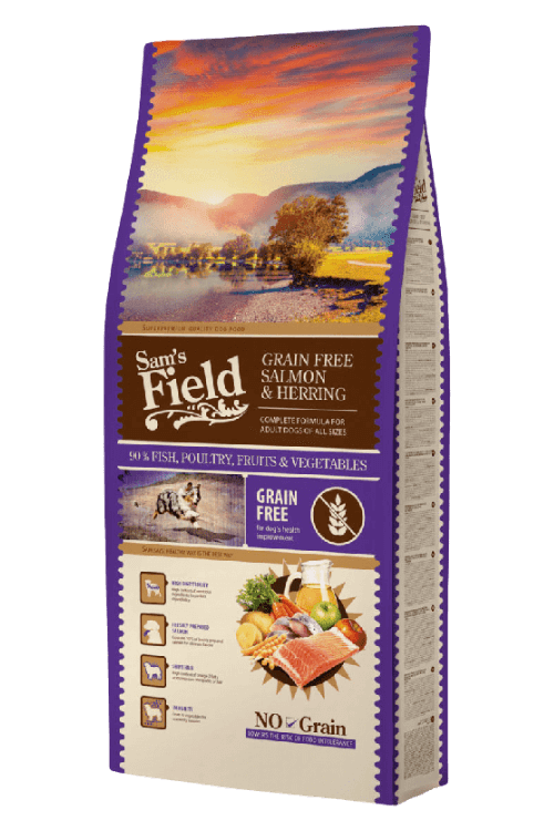 Sams Field Grain Free Salmon & Herring 13kg