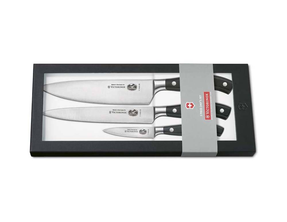 Victorinox knivset, 3 smidda knivar