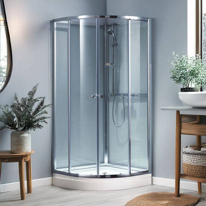 Waterlux rund brusekabine