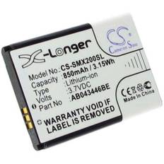 Kompatibelt med Samsung SGH-X510, 3.6V (3.7V), 850 mAh