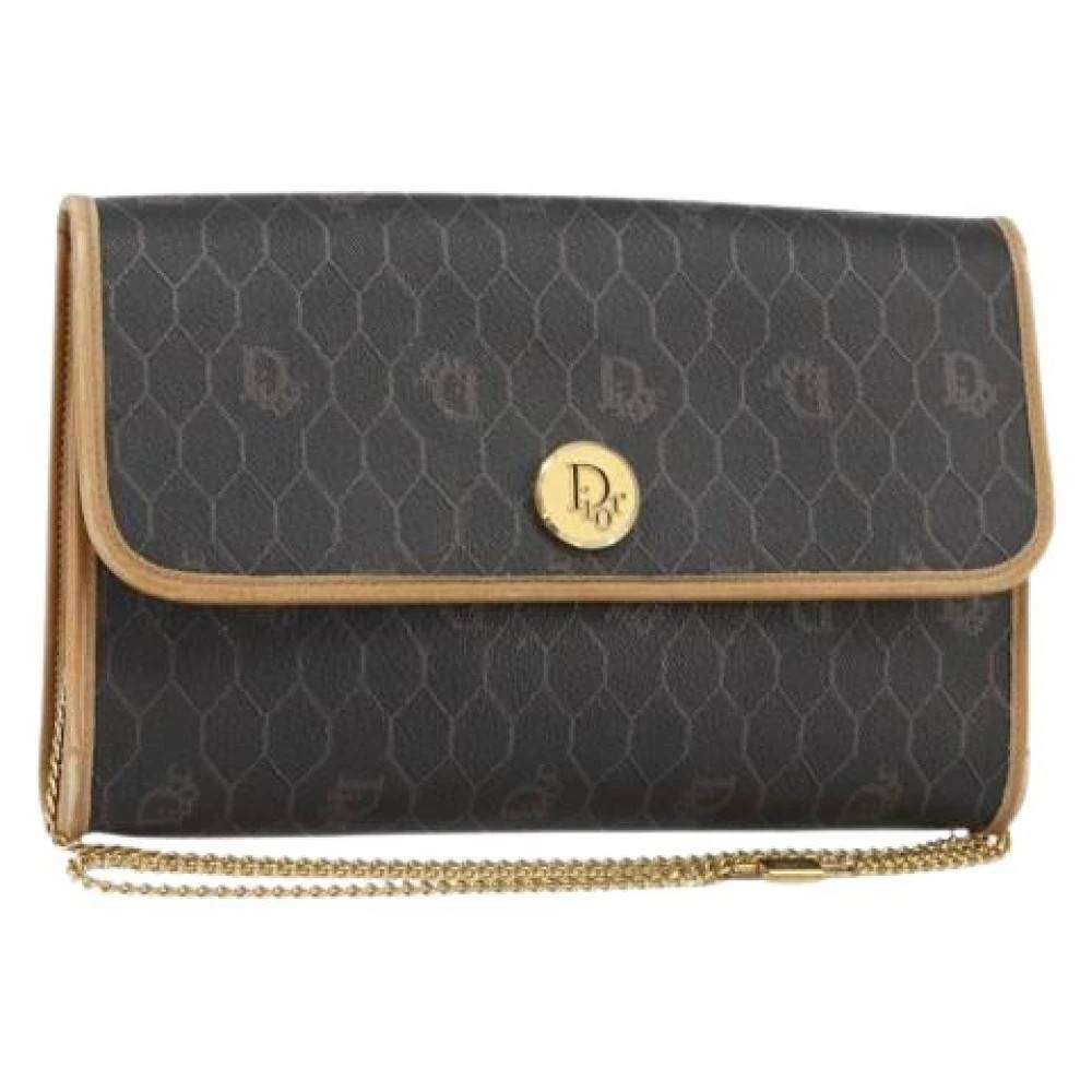 Dior Vintage Pre-owned Vintage Skuldertaske - Vintage - Dame - Sort - ONE SIZE - Uld