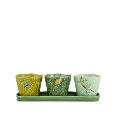 Bordallo Pinheiro - Jardim De Insetos 3-pack fat - unisex - Lergods - one size - Grön