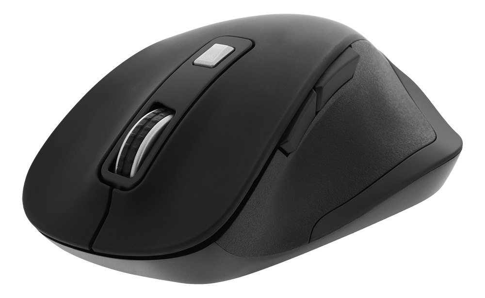 DELTACO Office Wireless ergonomic mouse, silent clicks, 2400 DPI