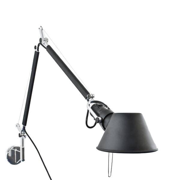 Tolomeo Mini Væglampe Sort.