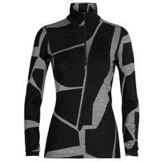 Icebreaker 250 Vertex L/S H/Z Landscapes W Black/J (XL XL) (XL)