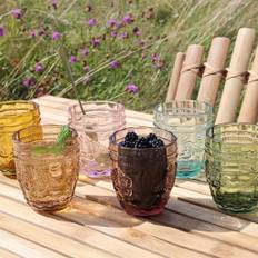 Chic Antique - Saint-Émilion Glas med Mønster - 300 ml - 6 stk.