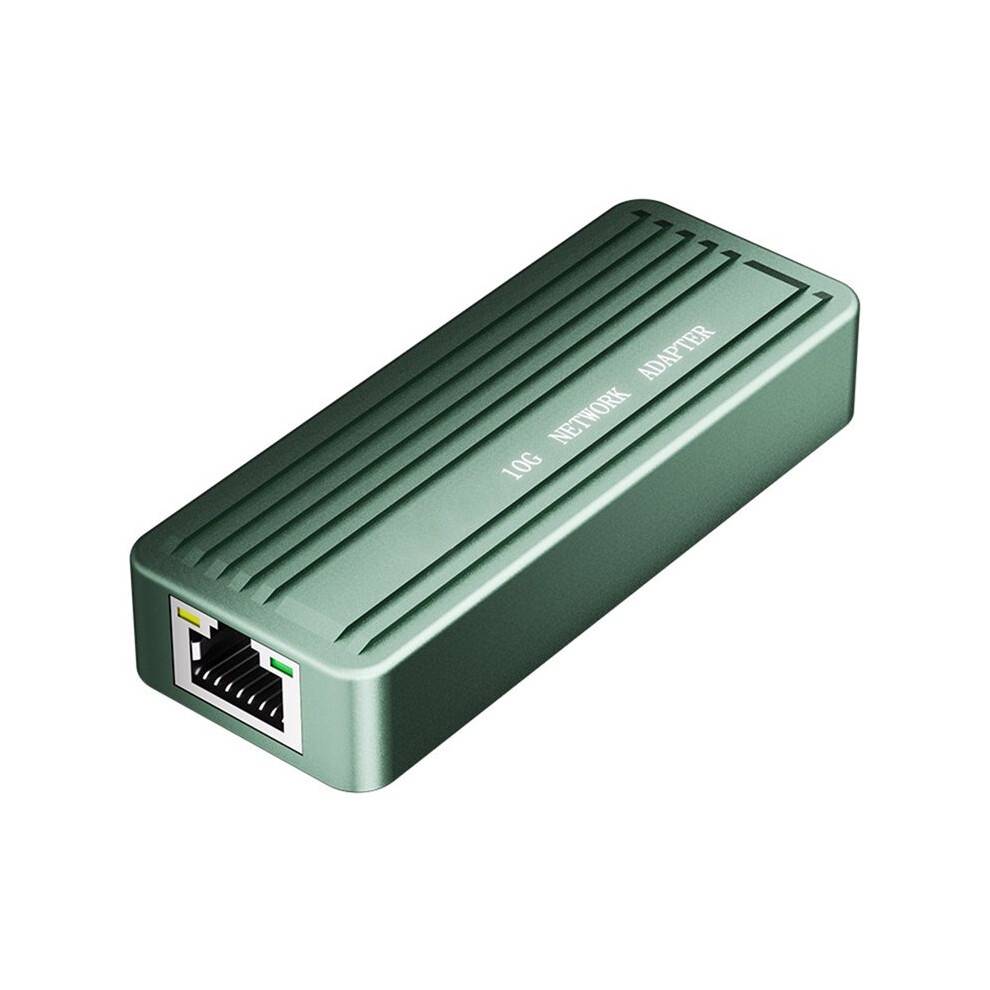 10GbE USB-C Ethernet Adapter USB3.2 Type C 10 Gigabit Ethernet Adapter Realtek/RTL8159 for Windows 11