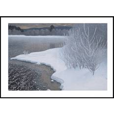 Frost on Ice By Gustaf Fjaestad Plakat (40x50cm) - Plakater  > Klassiske Kunstplakater