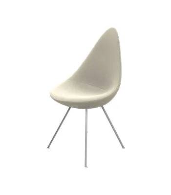 3110 Dråben af Arne Jacobsen Fuldpolstret / Steelcut / 240 Beige - Jacobsen Plus
