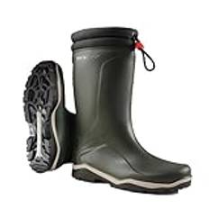 Dunlop Blizzard fodrade herrgummistövlar, grön (grön/grå/svart), 48 EU, Grön grön grå svart, 48 EU