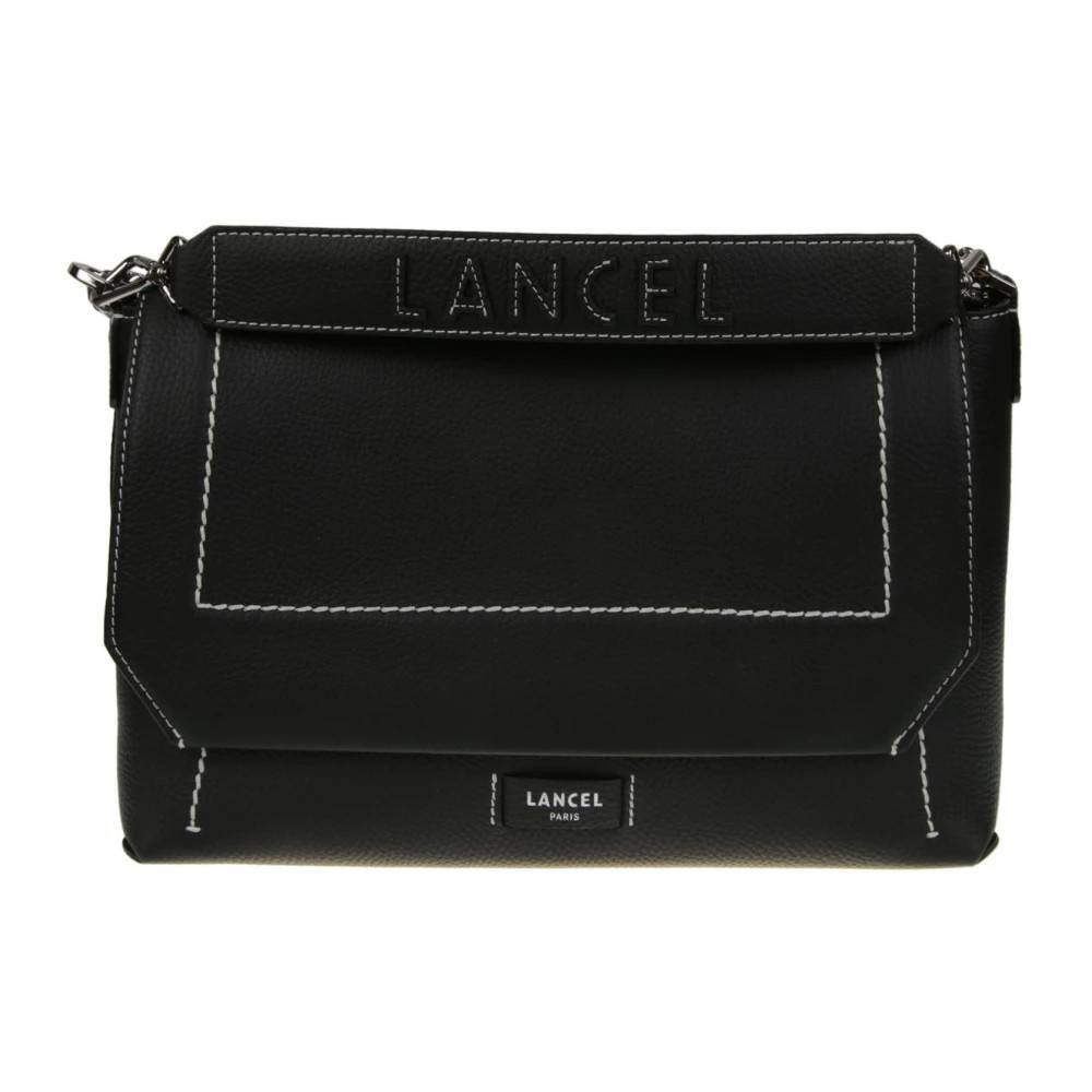 Lancel Ninon Soft Large Flap Bag - Tasker - Dame - Sort - ONE SIZE - Uld