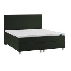 Temprakon kontinentalseng inkl. sengeben (B180 x L200 cm, Green, Aluminium sengeben)