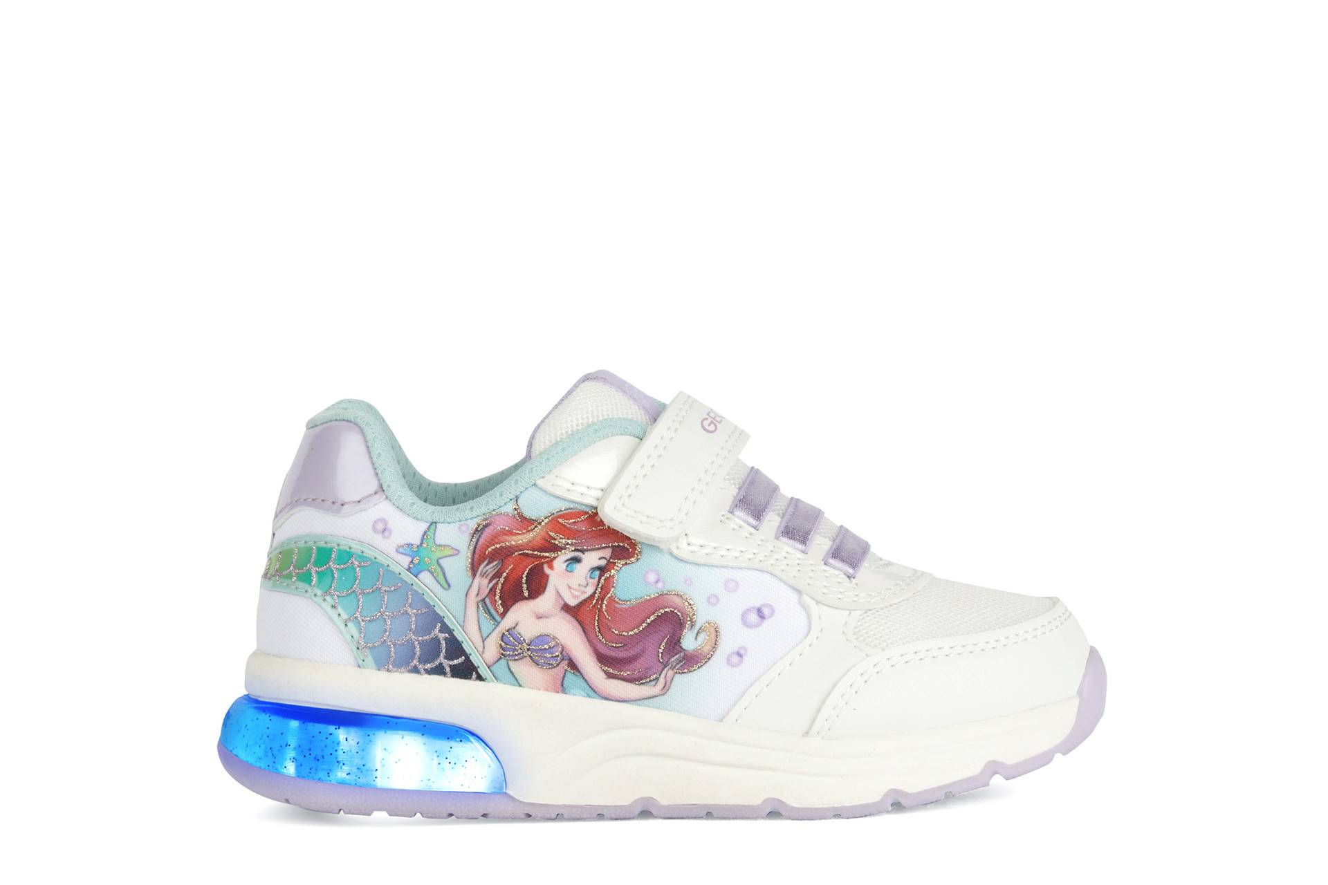 Geox Disney Princesses Ariel Blinkesko Spaceclub J358VA White/Watersea str. 28.