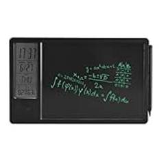 LCD -skrivning Av Surfplatta, LCD -skrivning Av Surfplatta 10 Tum Laddningsbar Raderbar Elektronisk Doodle -bräde med Digital Klocka Kalender Electronic Writing Tablet för Office Business Home (Vit)