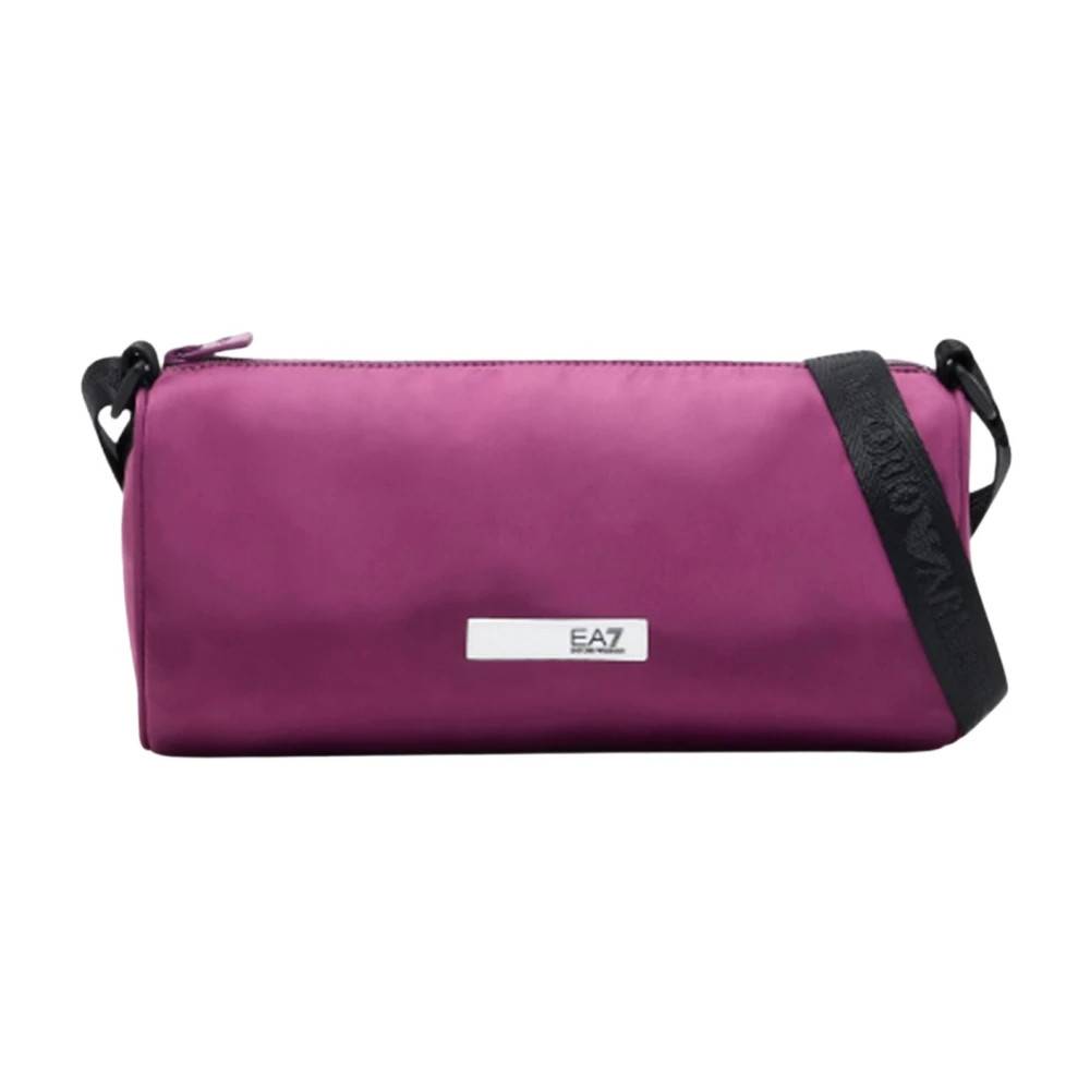 Emporio Armani EA7 Crossbody Taske - Tasker - Dame - Lilla - ONE SIZE - Uld