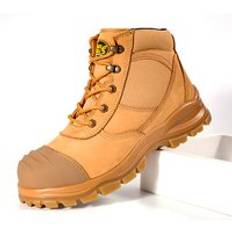 Australia Steel Toe Cap Top Layer Nubuck Leather Shoes Safety Boots