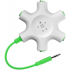 BELKIN ROCKSTAR MULTI HEADPHONE SPLITTER WHITE