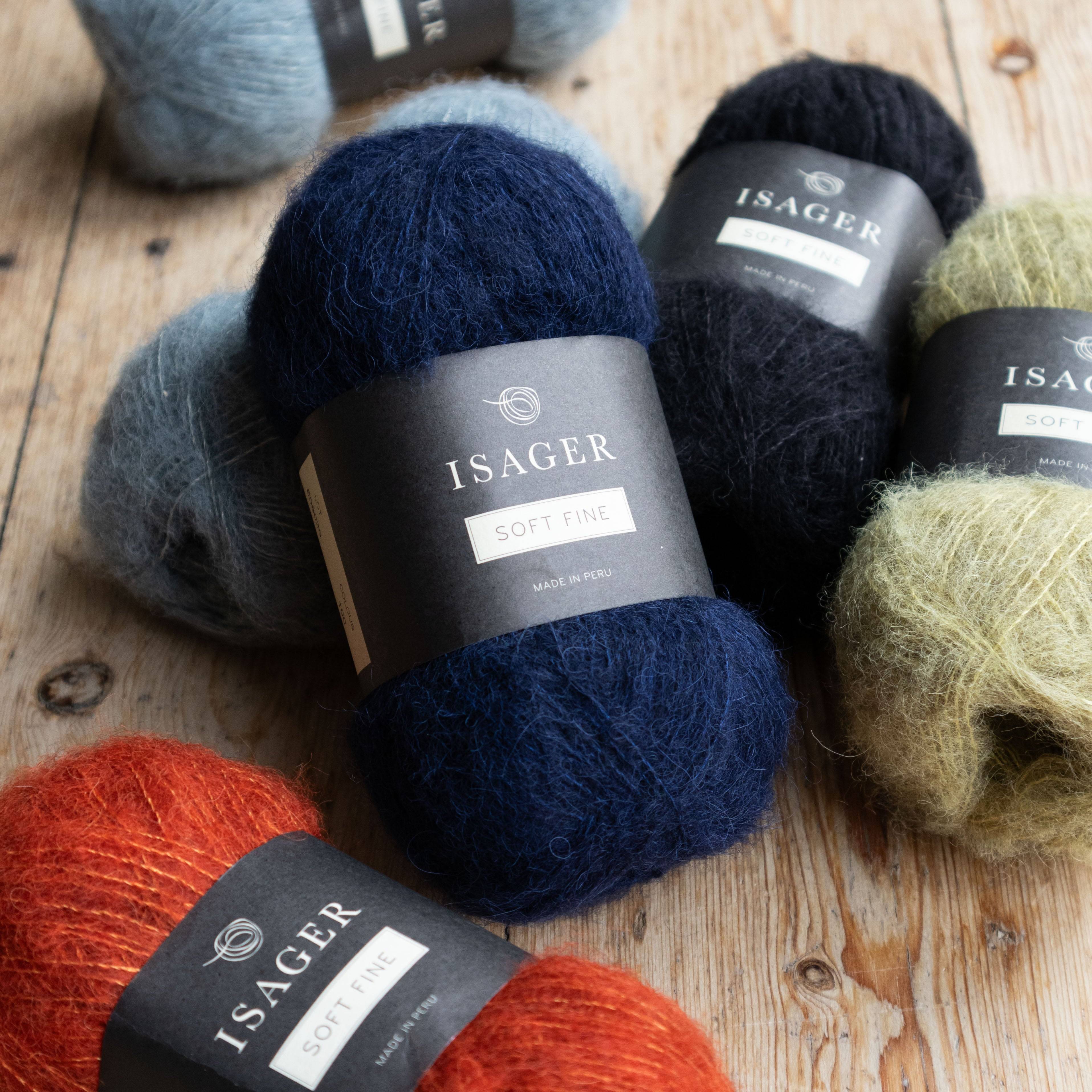 Isager Soft Fine - E8s (mørkbrun)