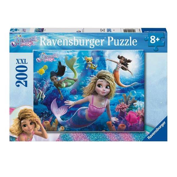 Ravensburger - Børnepuslespil - 200 XXL Brikker - Den Magiske Verden af De Højeste Havfruer - Alder 8+ - 12004322