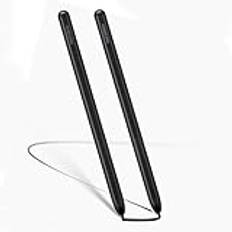 2-pack Galaxy Z Fold 4 S Pen Fold Edition för Samsung Galaxy Z Fold 4 5G Z Fold 4 Stylus penna ersättning S Pen Fold Edition Z Fold 3 S penna utan Bluetooth, fantom svart