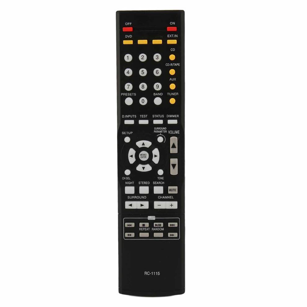 Professionel AV-receiver fjernbetjening, ergonomisk design for komfortabel håndtering, kompatibel med Denon Avr-modeller, god kvalitet, god