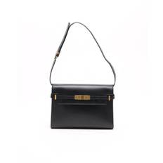 Saint Laurent Manhattan Shoulder Bag - Black - 20x28x8 cm