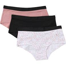 VRS teen 3-pak hipster str. 134/140 - hvid/sort/rosa (På lager i butik)