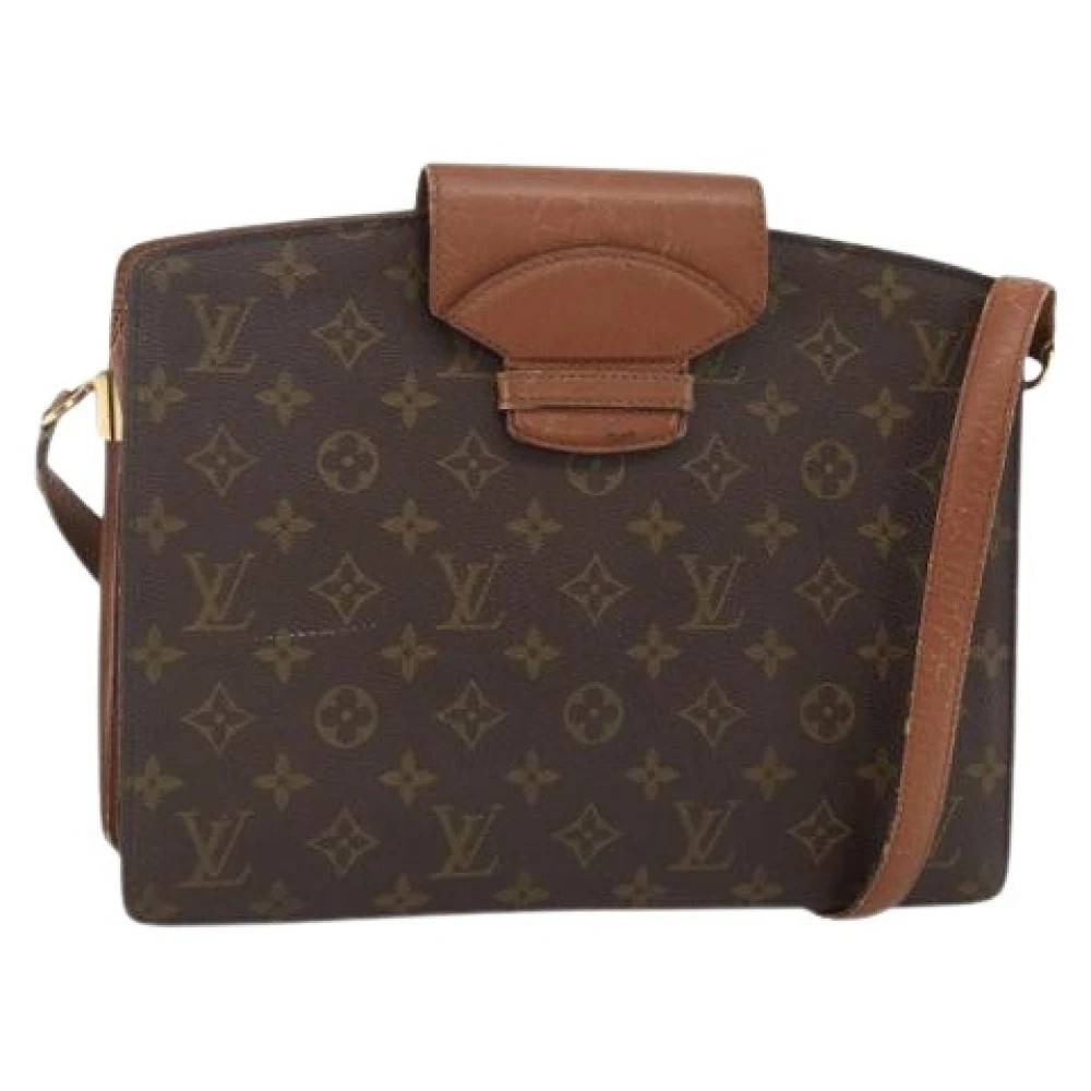 Louis Vuitton Vintage Pre-owned Vintage Monogram Skuldertaske - Vintage - Dame - Brun - ONE SIZE - Uld