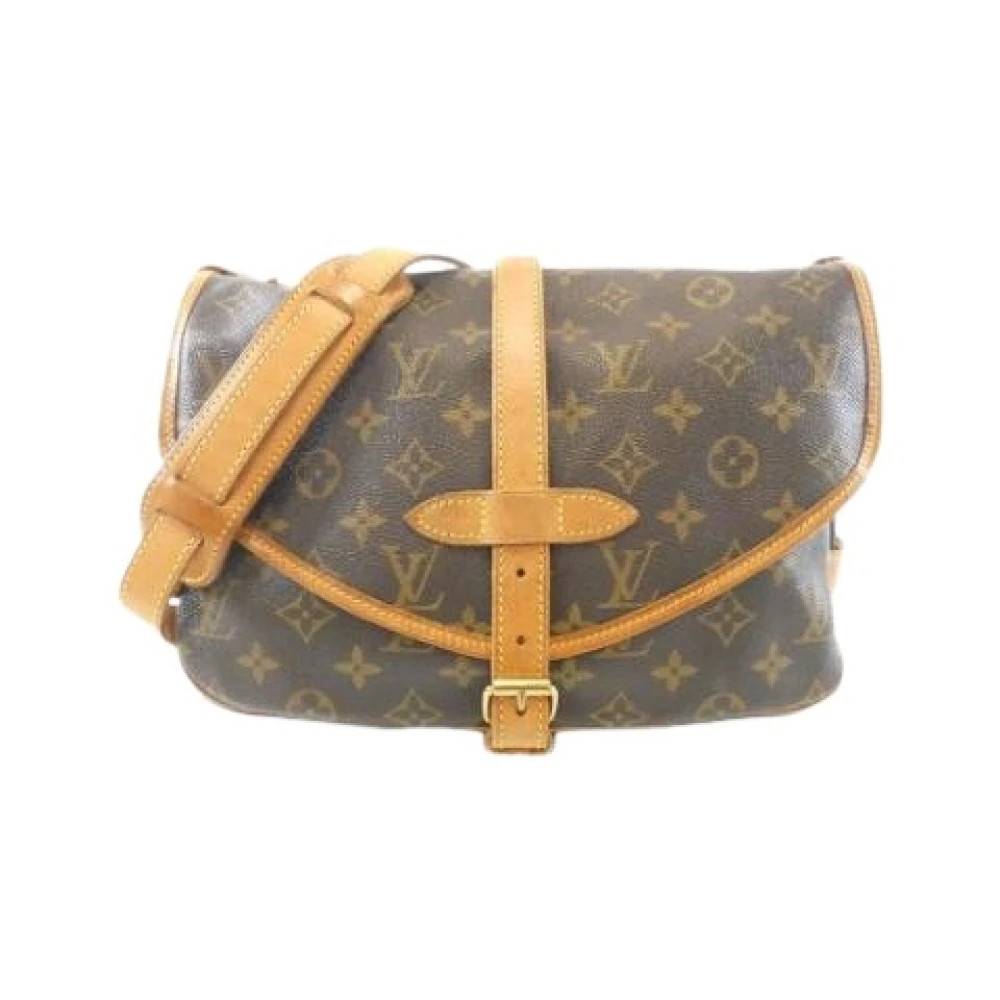 Louis Vuitton Vintage Pre-owned Vintage Skuldertaske - Vintage - Dame - Brun - ONE SIZE - Uld