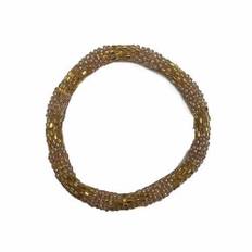 LÃ MOSCH - Nepal Perle Armbånd, Guld