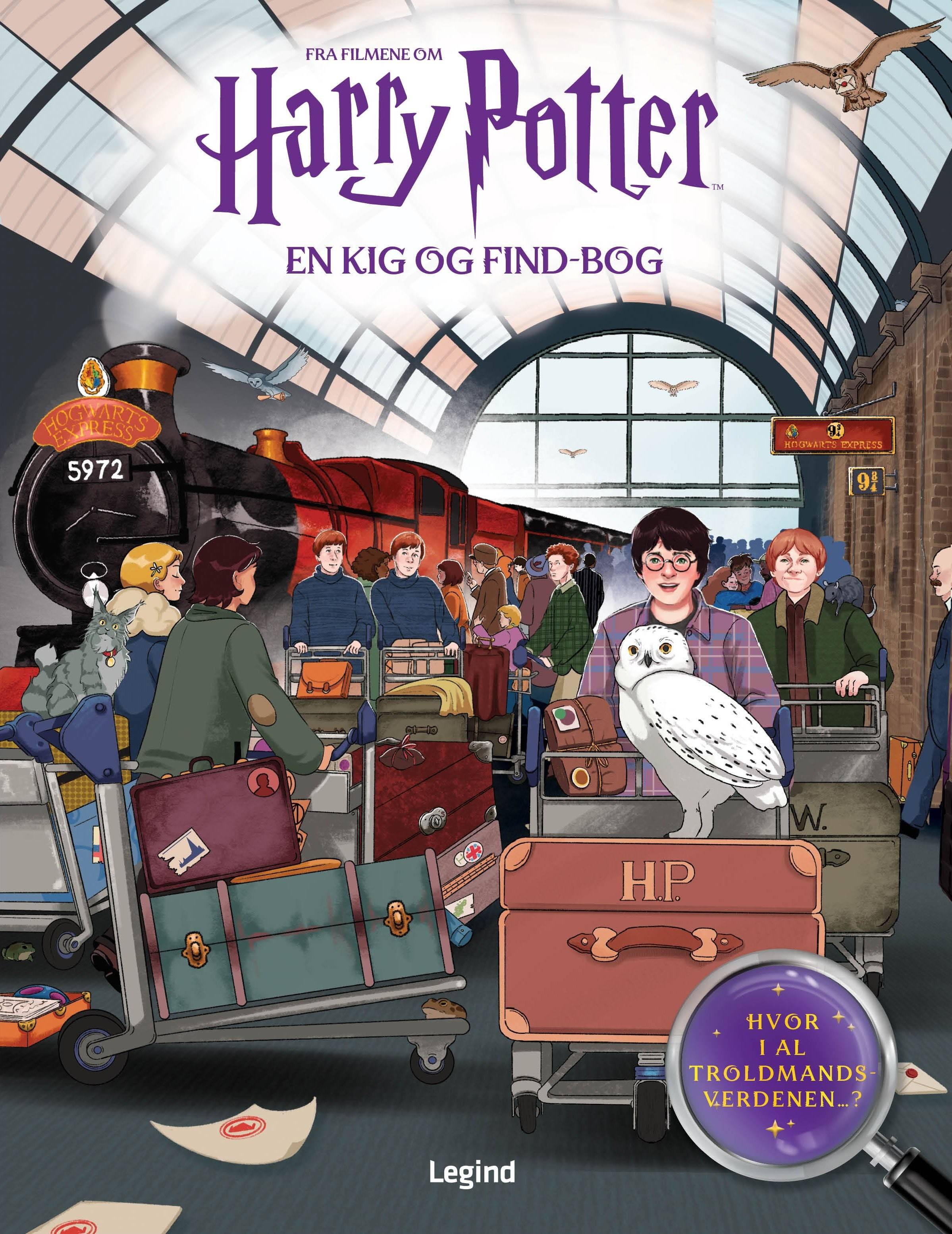 Harry Potter - en kig og find-bog: Med mere en 10 scener... (Bog, Indbundet, Dansk)