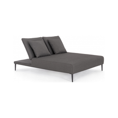 VIPER Dobbelt solseng i aluminium og olefin 194 x 147 cm - Antracit
