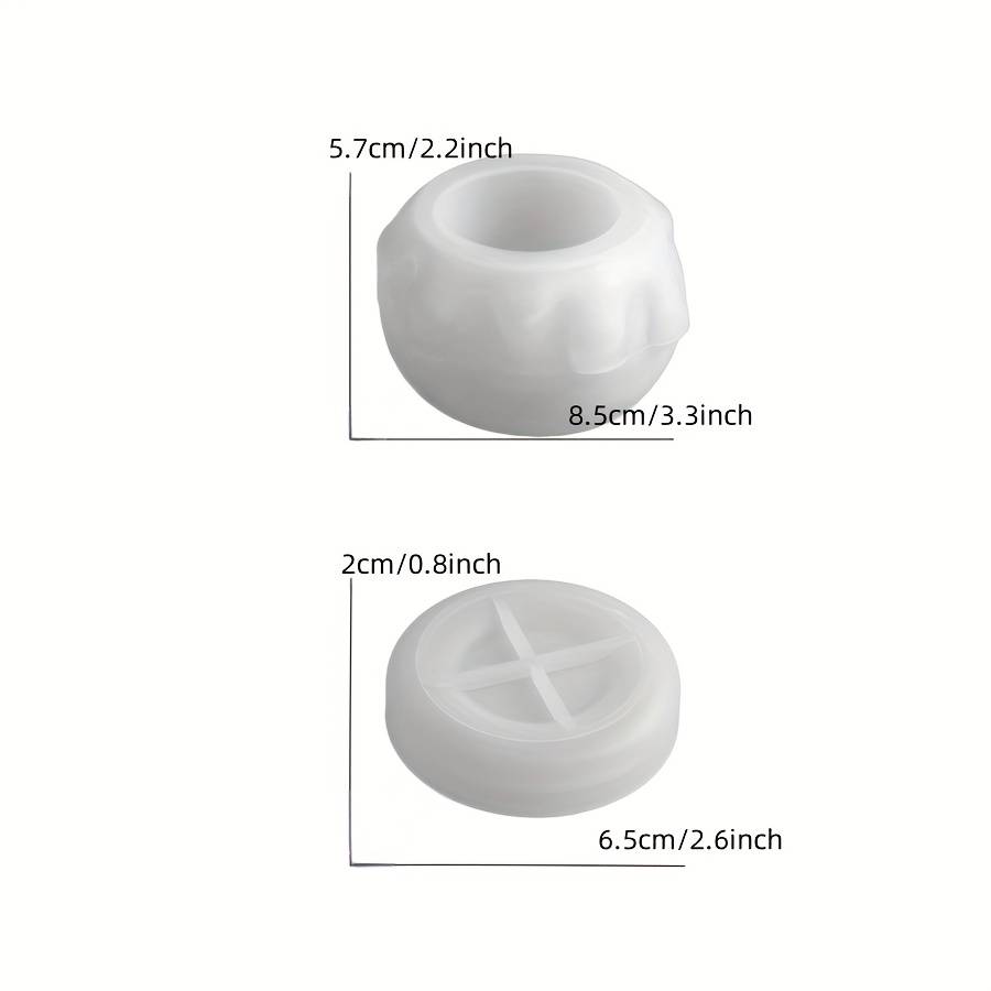 Epoxy Mold Honey Storage Jar Silicone Mold Candle Cup Plaster Aromatherapy Storage Mold