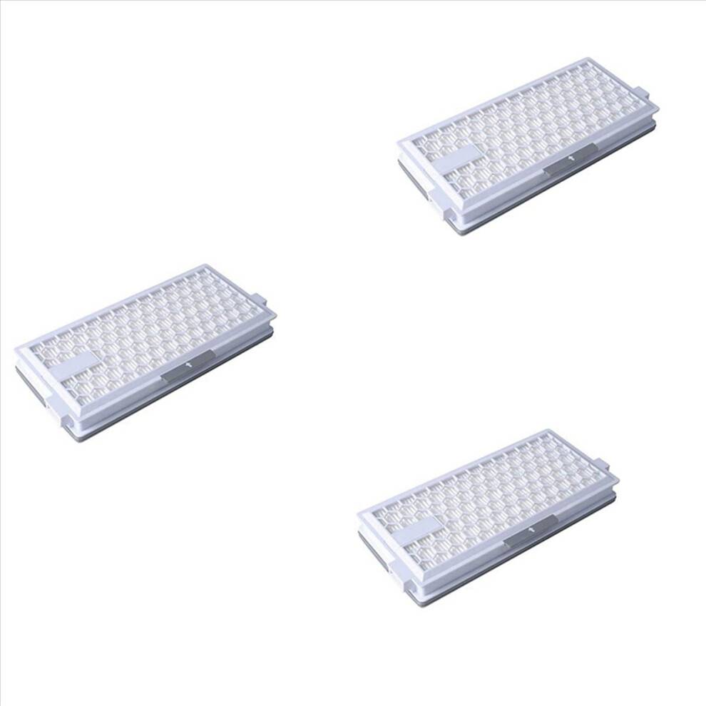 3x SF-HA50 HEPA Airclean 50 filter kompatibelt med Miele støvsugerserie komplet C3 C2 C1 S8000 S5000 S4 S5 osv.