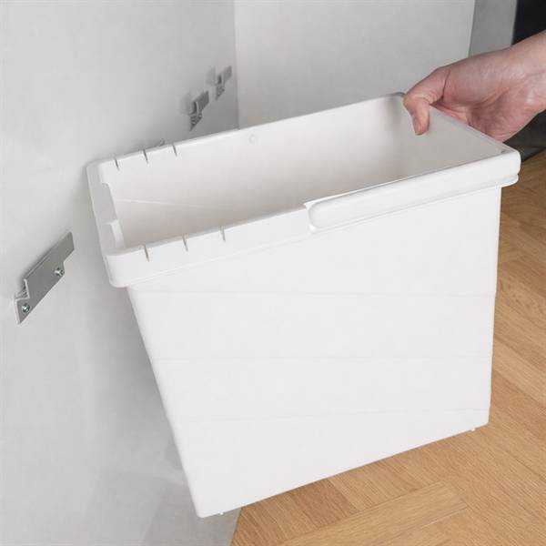 Affaldsspand 11 Liter - Quartet - Ophængsbeslag - smal montering.