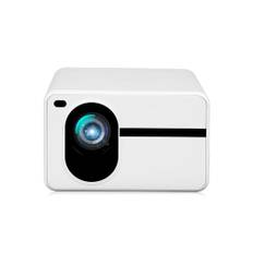 Mini Beamer WiFi Bluetooth Portable Beamer mit Fernbedienung Native 1080P Full HD 4K Wireless Home Theatre Monitor 300 Zoll, Kompatibel mit iOS/Android/TV Stick/PS5