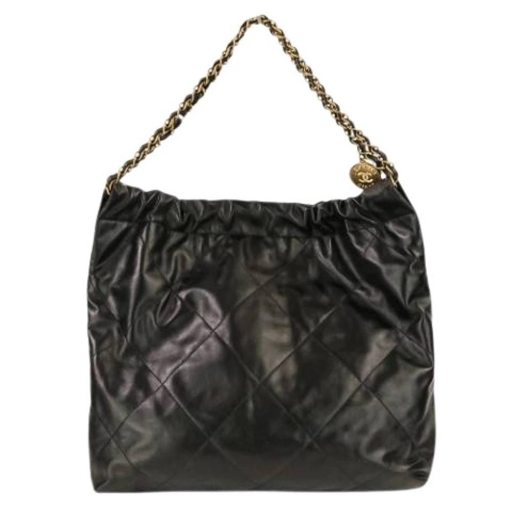Chanel Vintage Pre-owned Vintage Pouch Skuldertaske - Vintage - Dame - Sort - ONE SIZE - Uld
