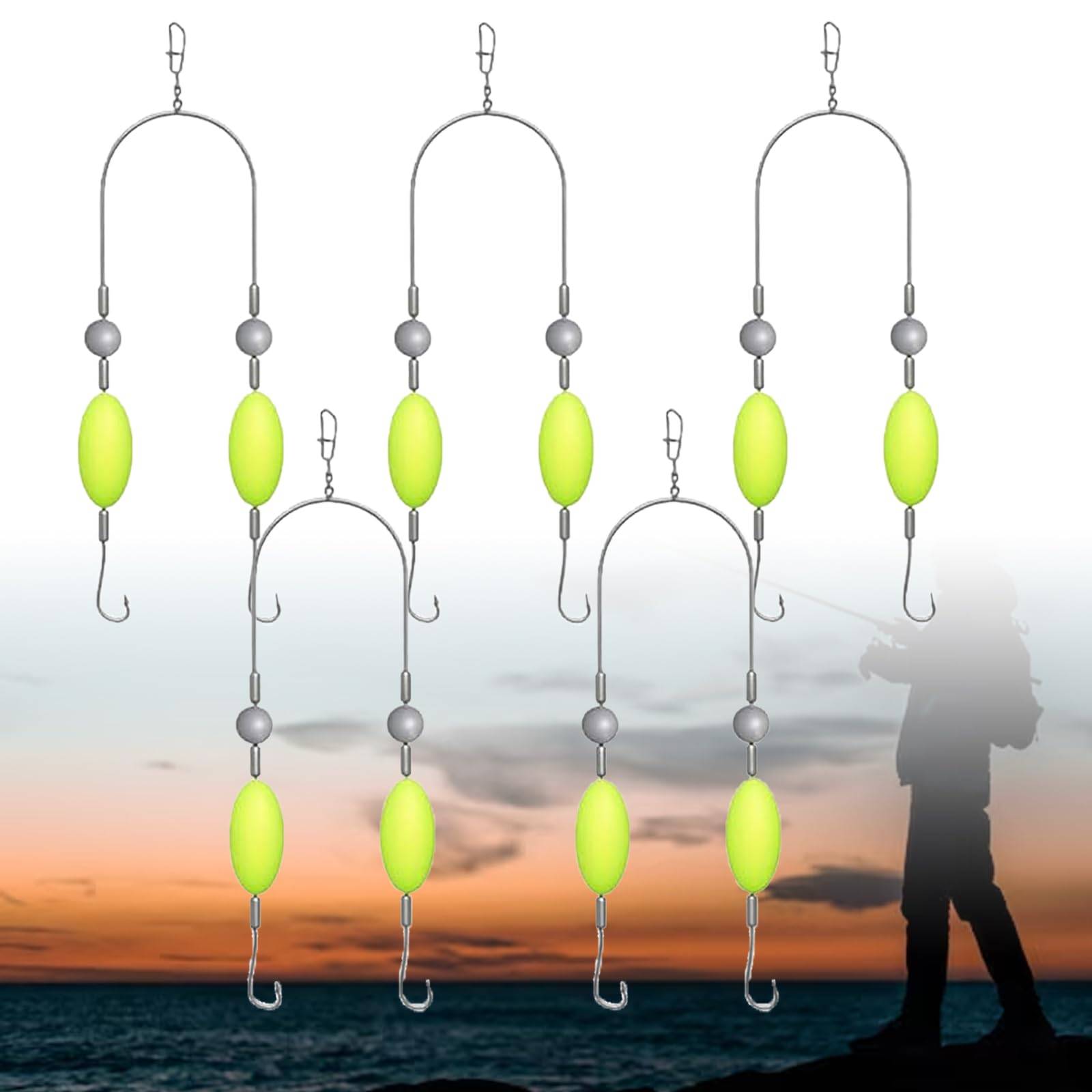 5/10Pcs Double Reverse Fishing Hook Off-Bottom Double Hook Rig Set: Ideal for European Carp Fishing, Bypass Weeds, Stones & Silt