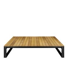 Röshults - Garden Moore Section Table - Udendørs sofaborde - Broberg & Ridderstråle - Grå - Træ