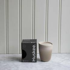 Take away mugg beige, HuskeeCup, mellan