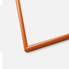 Ramme New Lifestyle Orange 60x80 cm - Passepartout Hvid 49,3x69,3 cm