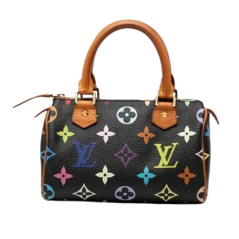 Louis Vuitton Vintage Pre-owned Mini Speedy - Vintage - Dame - Flerfarvet - ONE SIZE - Læder
